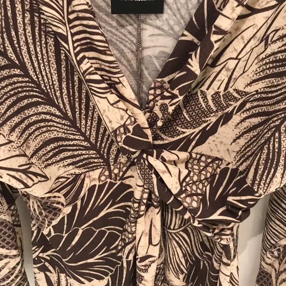 Asymmetric front knot twist dress size XL NWT - Picture 7 of 8